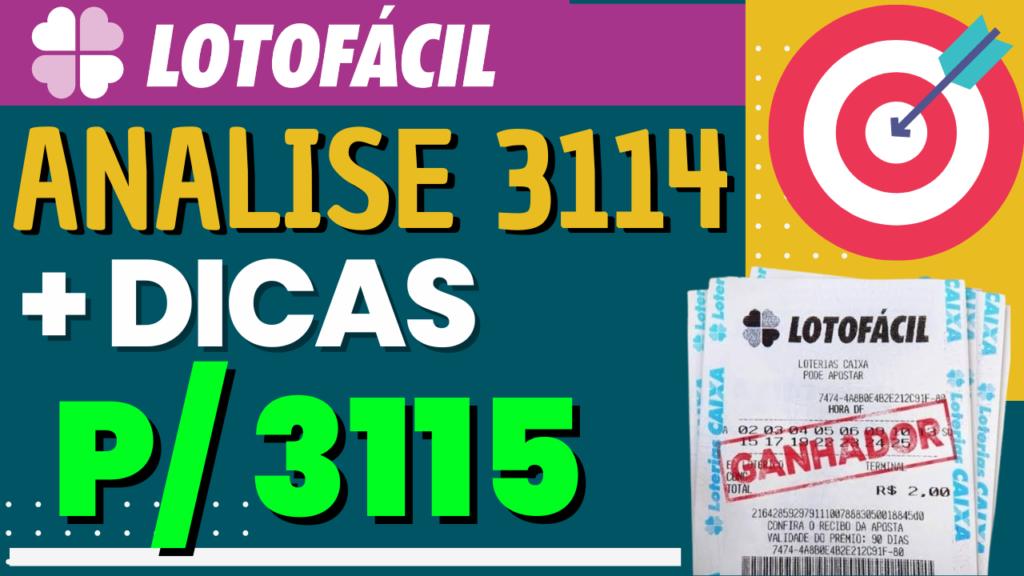 Dicas para lotofacil 3115