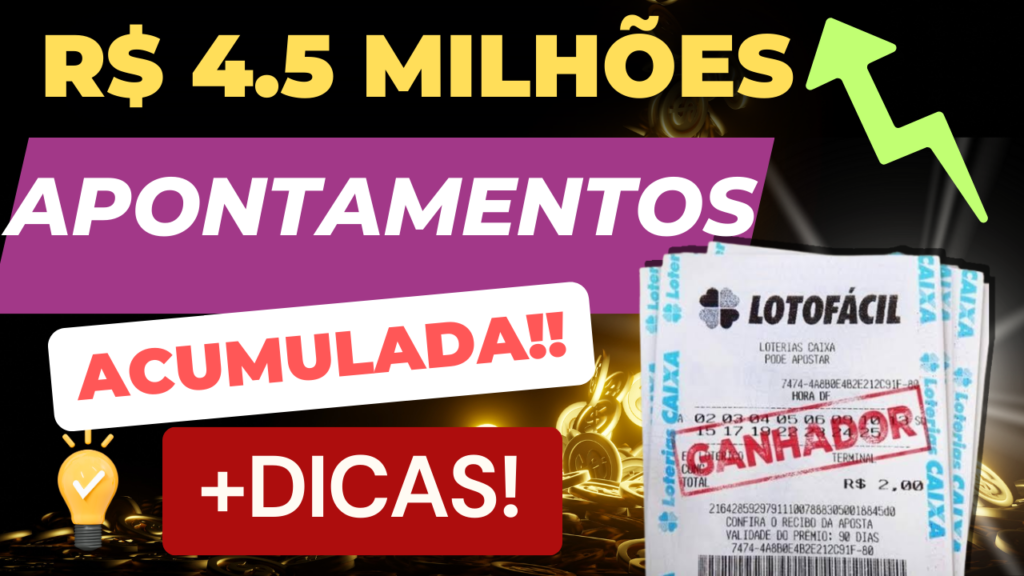 Apontamentos e Dicas para Lotofacil Acumulada