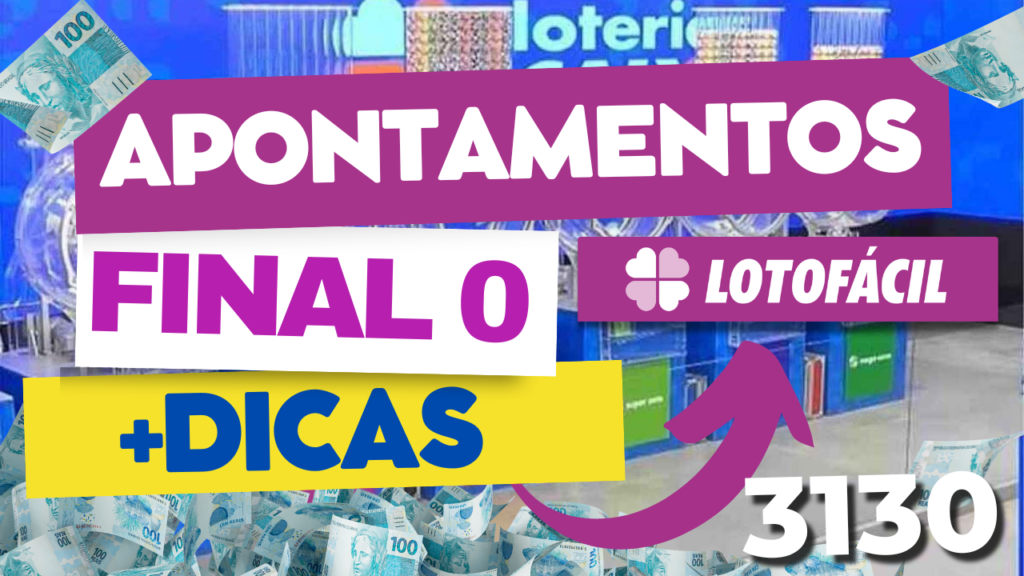 Apontamentos e dicas para lotofacil